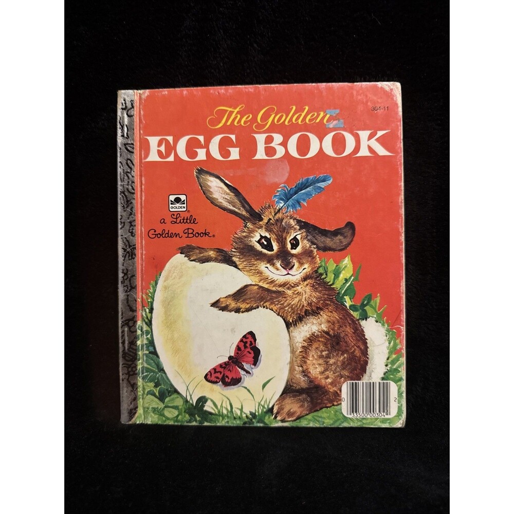 Vintage 1975 Red A Little Golden Book The Golden Egg Book 304-11